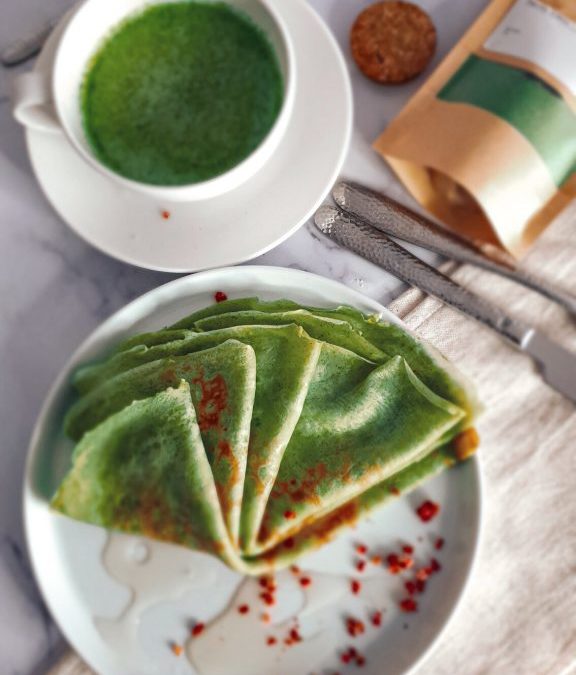 Moringa crêpes/pancakes